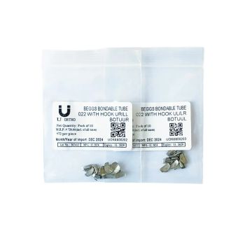U Ortho Beggs Bondable Tube 022 With Hook 10/pk