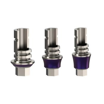 EZ Fit Internal Hex Titanium Ti-Base Abutments With Screw