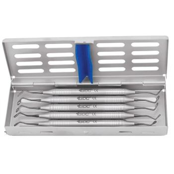 GDC Composite Instrument Black Coated Posterior Set of 5