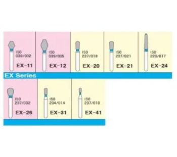 Mani Diamond Burs - Special (Extra) Shape / Ex Series