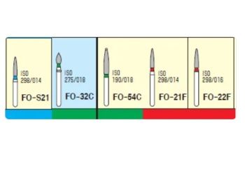 Mani Diamond Burs - Flame Ogival End / Fo Series