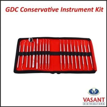 Gdc Conservative Kit Instruments Set Of 19 In Pouch (CIP19)