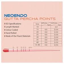 Neoendo Gutta Percha Points 6%