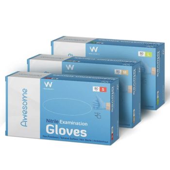Waldent Nitrile Medical Examination Gloves