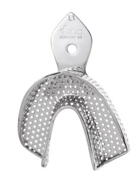 GDC Dentulous Perforated Impression Trays Lower # 1 (ITRLDPL1)