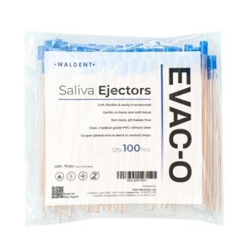 Waldent Saliva Ejector (Pack Of 100 With Copper Wire)