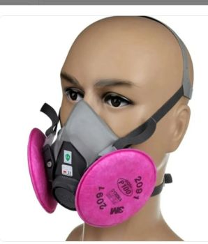 3M 6200 Respirator Mask With 2091 P100 Filters