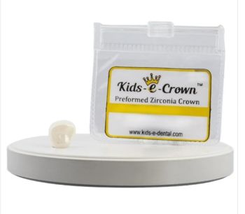 Kids-e-Crown Zirconia Universal Upper Central Incisor Refills